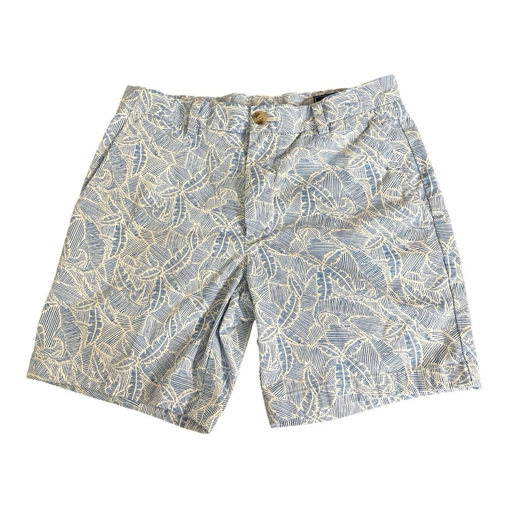 Vineyard Vines Breaker Shorts Men's 30 X 7" Inseam Blue Tropical Cotton Stretch